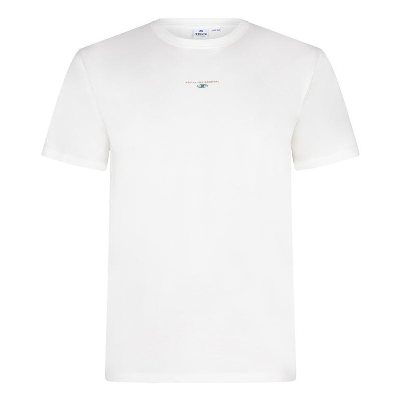 Rellix T-Shirt Rellix Streetwear Backprint Off White