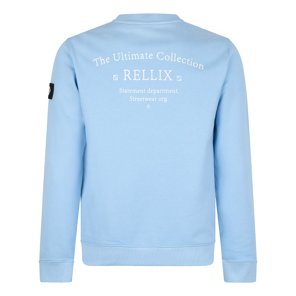 Jongens Sweater The Ultimate Collection van Rellix in de kleur Ice Blue in maat 188.