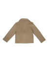 Baje Studio Raven sweat cardigan taupe