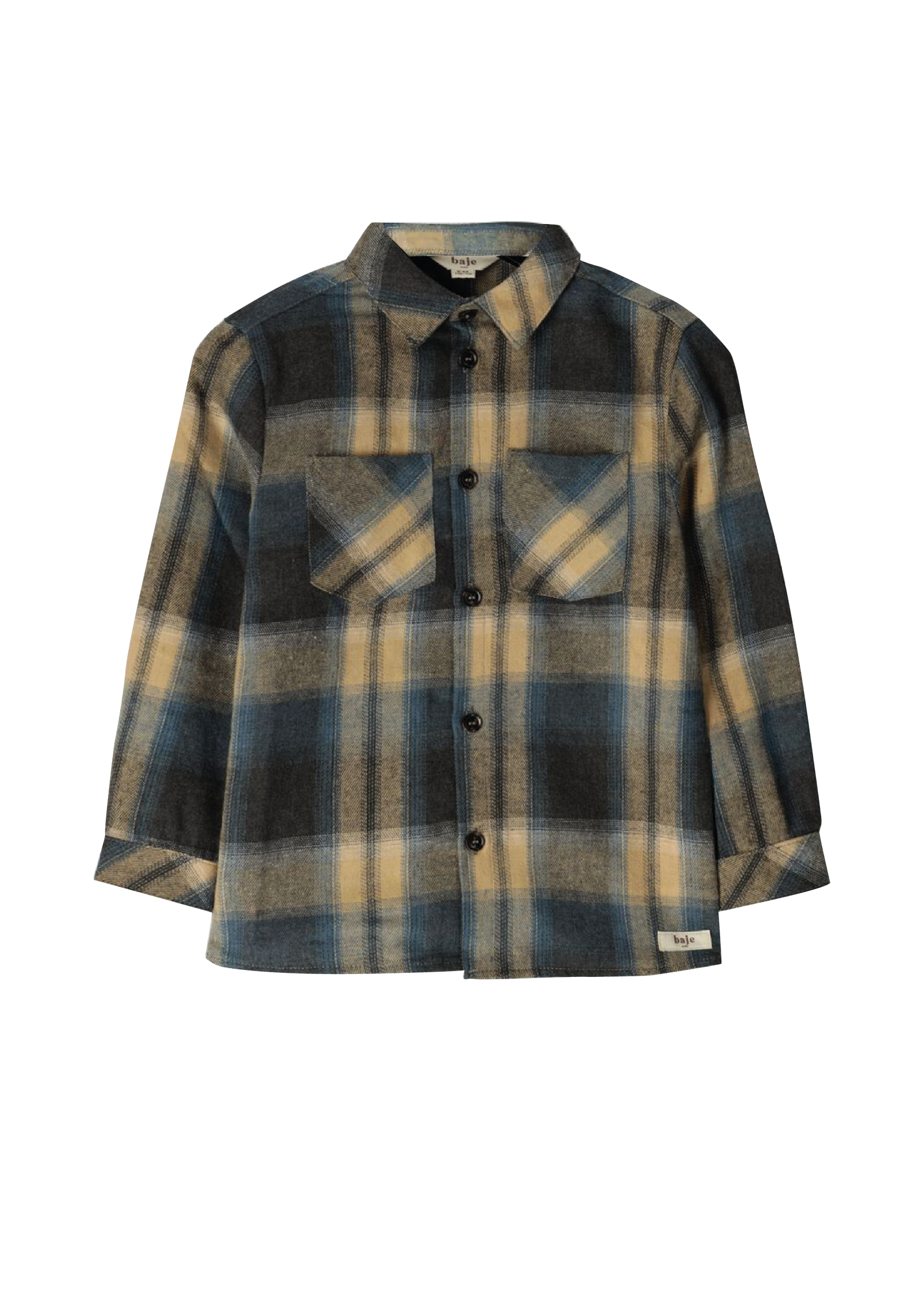 Baje Studio Rye check jacket greyish blue multi