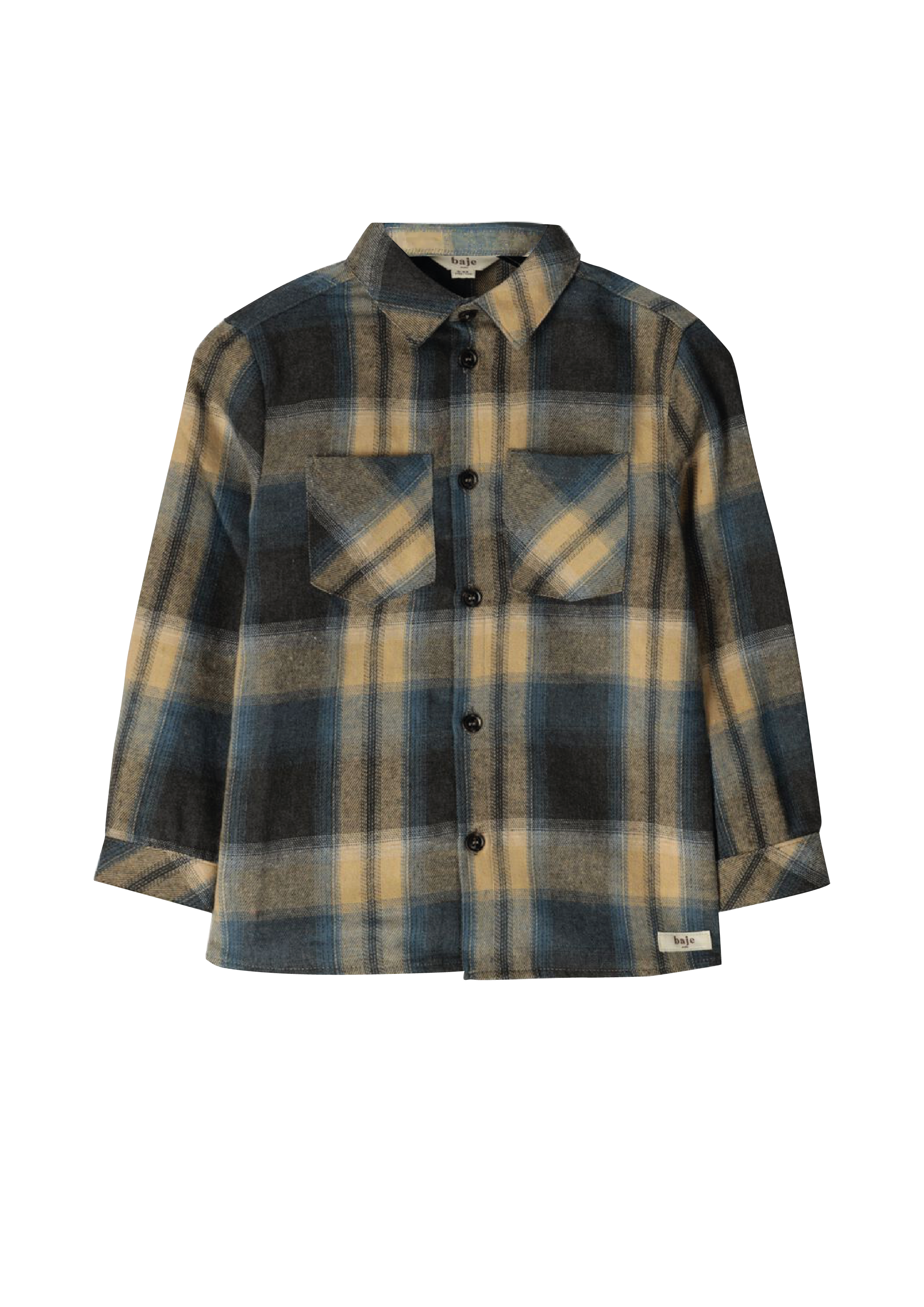 Baje Studio Rye check jacket greyish blue multi