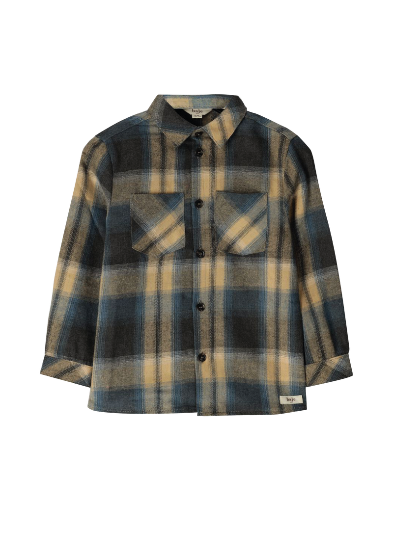 Baje Studio Rye check jacket greyish blue multi