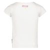 Meisjes T-shirt flower heart - Picknick Perfect van Jubel in de kleur Wit in maat 128.