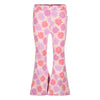 Meisjes Flared broek AOP - Picknick Perfect van Jubel in de kleur Koraal in maat 128.