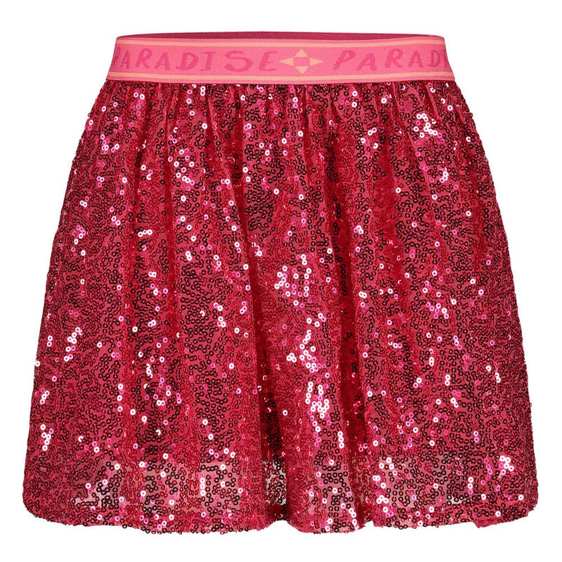 Meisjes Pailetten rok - Samba Shake van Jubel in de kleur Fuchsia in maat 128.