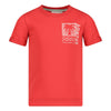 Jongens T-shirt - The Good Life van Sturdy in de kleur Rood in maat 128.