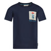 Jongens T-shirt - The Good Life van Sturdy in de kleur Marine in maat 128.