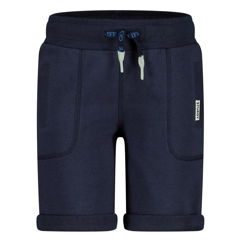 Jongens Short - The Good Life van Sturdy in de kleur Marine in maat 128.