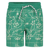 Jongens Short AOP - Explore More van Sturdy in de kleur Groen in maat 128.
