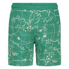 Jongens Short AOP - Explore More van Sturdy in de kleur Groen in maat 128.