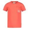 Jongens T-shirt - Happy Rio van Sturdy in de kleur Koraal in maat 128.