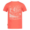 Jongens T-shirt - Happy Rio van Sturdy in de kleur Koraal in maat 128.