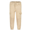 Jongens Cargo broek - Summer Denims van  in de kleur Zand in maat 128.