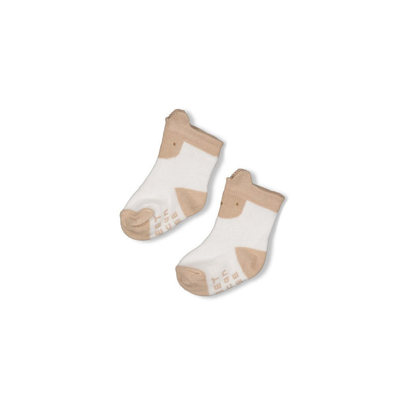 Unisexs Sokken - Honey Bear van Feetje in de kleur Offwhite in maat 50-56.