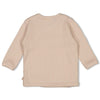 Unisexs Overslagshirt rib - Honey Bear van Feetje in de kleur Zand in maat 62.