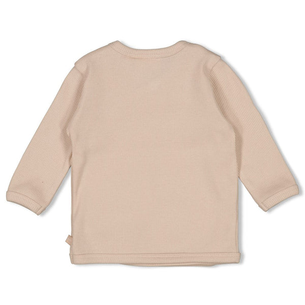 Feetje Overslagshirt rib - Honey Bear