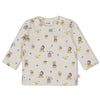 Unisexs Longsleeve AOP - Honey Bear van Feetje in de kleur Offwhite in maat 62.
