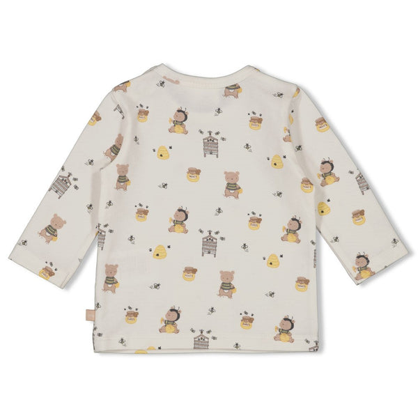 Feetje Longsleeve AOP - Honey Bear
