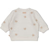 Unisexs Sweater AO embroidery - Honey Bear van Feetje in de kleur Offwhite in maat 62.