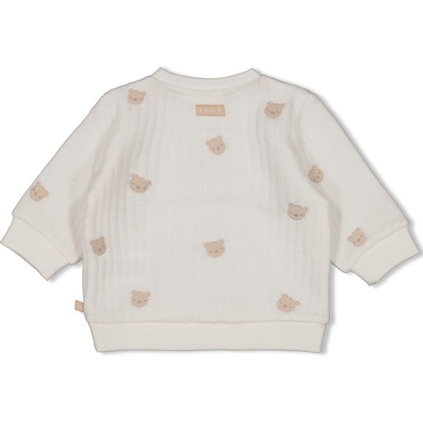 Feetje Sweater AO embroidery - Honey Bear