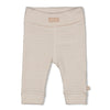Unisexs Broek rib met streep - Honey Bear van Feetje in de kleur Zand in maat 62.