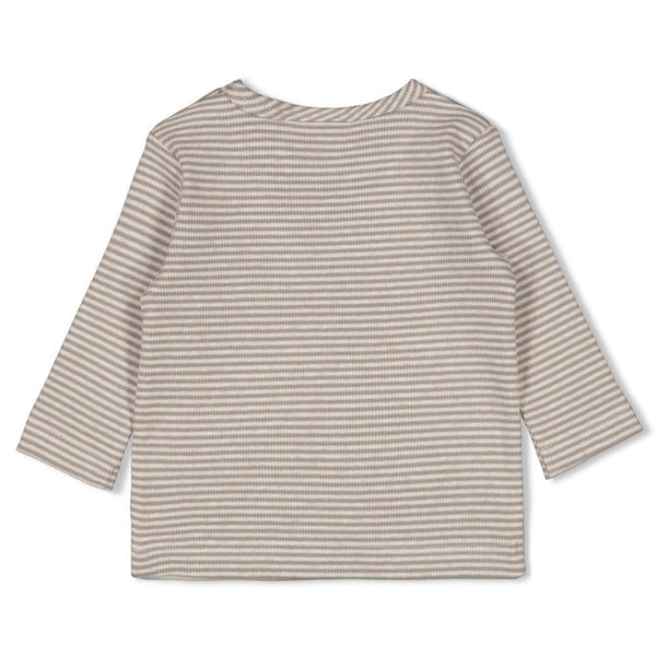 Feetje Longsleeve rib met streep - Sea Sweeties