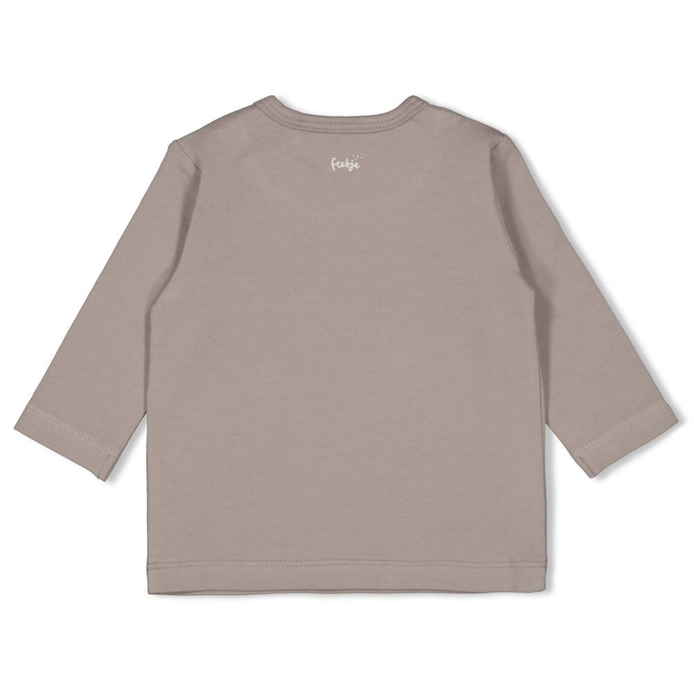 Unisexs Longsleeve - Sea Sweeties van Feetje in de kleur Grijs in maat 62.