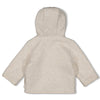 Unisexs Omkeerbaar jasje met capuchon AOP - Sea Sweeties van Feetje in de kleur Offwhite melange in maat 62.