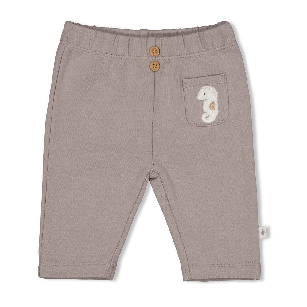 Unisexs Broek - Sea Sweeties van Feetje in de kleur Grijs in maat 62.