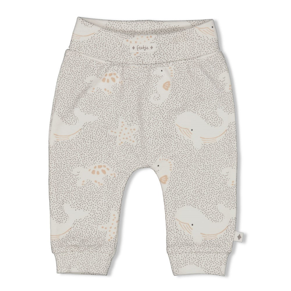 Unisexs Broek AOP  - Sea Sweeties van Feetje in de kleur Grijs in maat 62.