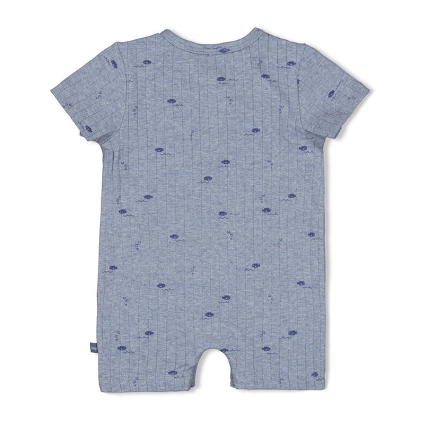 Feetje Kort pakje rib AOP - Blue Ocean