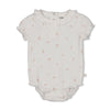 Meisjes Romper crinkle AOP k/m - Delicate Flower van Feetje in de kleur Offwhite in maat 62.