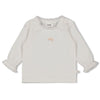 Meisjes Longsleeve - Delicate Flower van Feetje in de kleur Offwhite in maat 62.