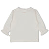 Meisjes Longsleeve - Delicate Flower van Feetje in de kleur Offwhite in maat 62.
