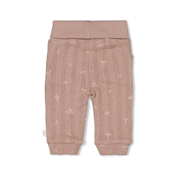 Feetje Broek pointelle rib AOP - Delicate Flower