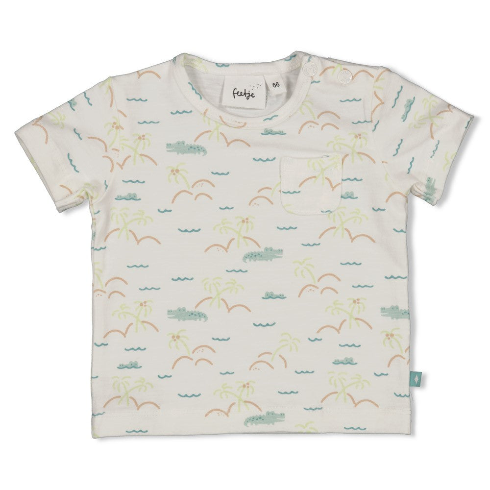 Feetje T-shirt AOP - You Croc my World