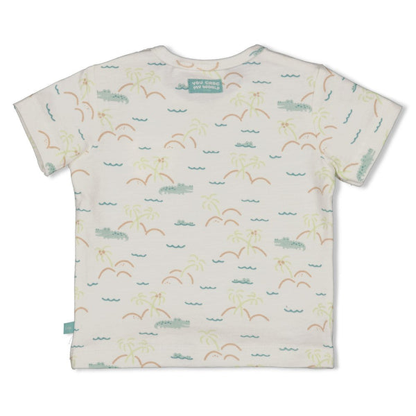 Feetje T-shirt AOP - You Croc my World