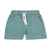 Jongens Short - You Croc my World van Feetje in de kleur Zeegroen in maat 86.