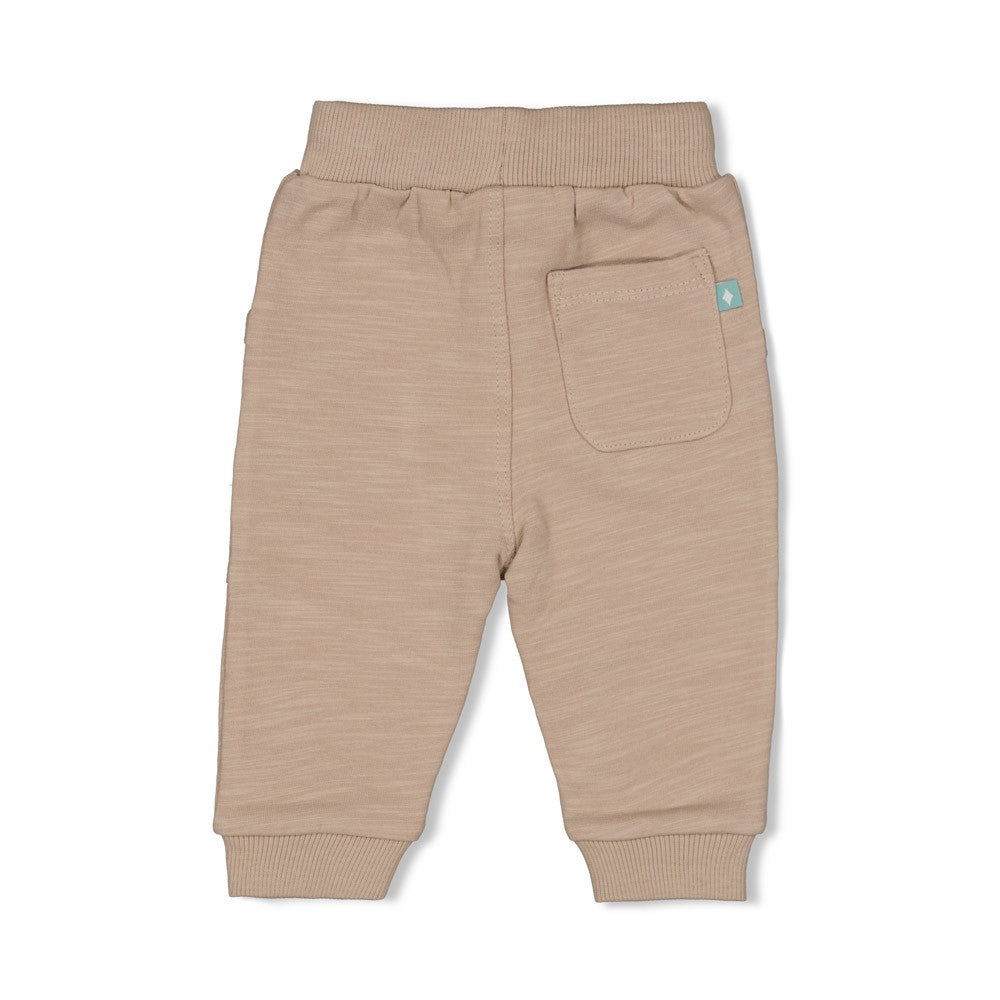 Jongens Broek - You Croc my World van Feetje in de kleur Taupe in maat 86.