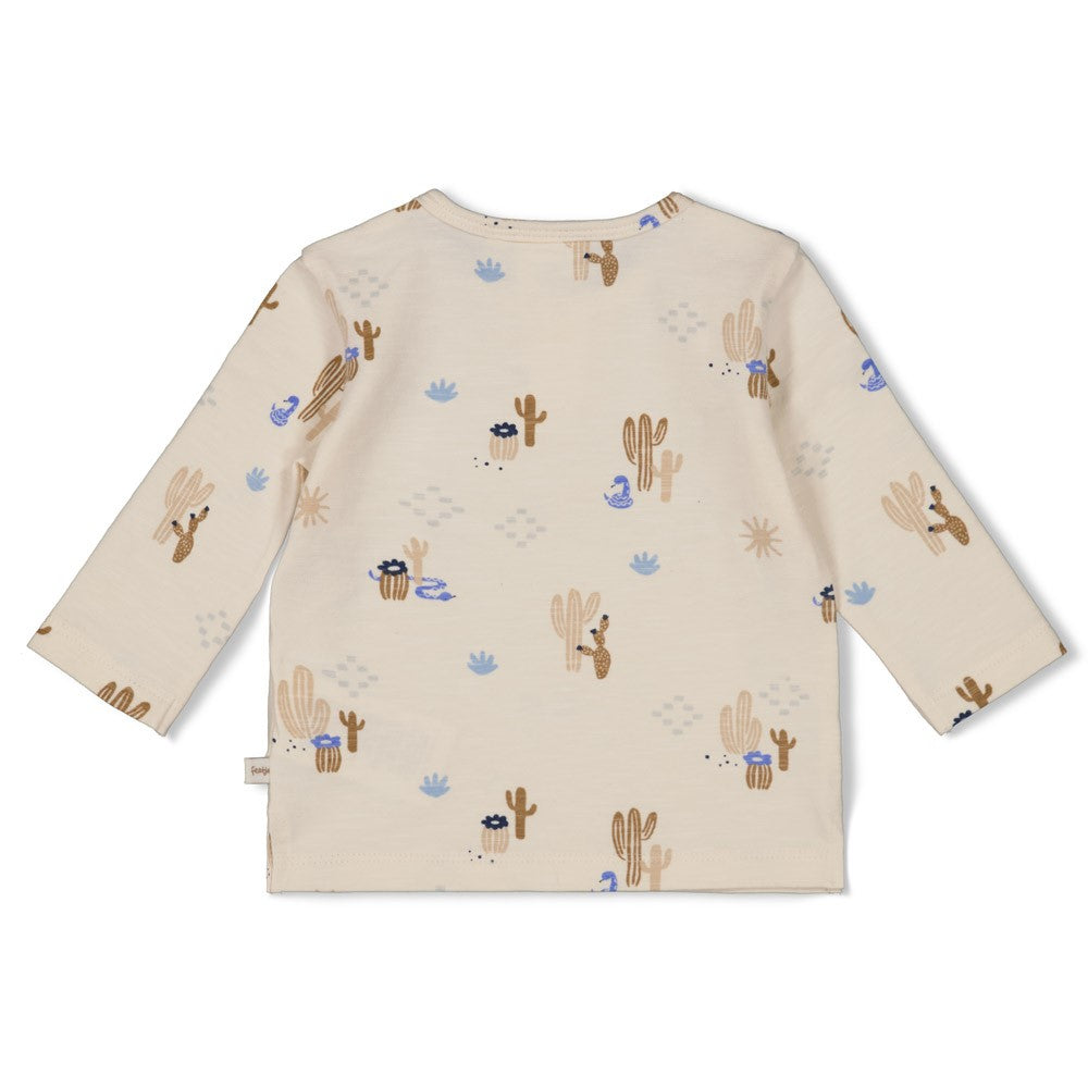 Jongens Longsleeve AOP - Sssiesta van Feetje in de kleur Offwhite in maat 86.