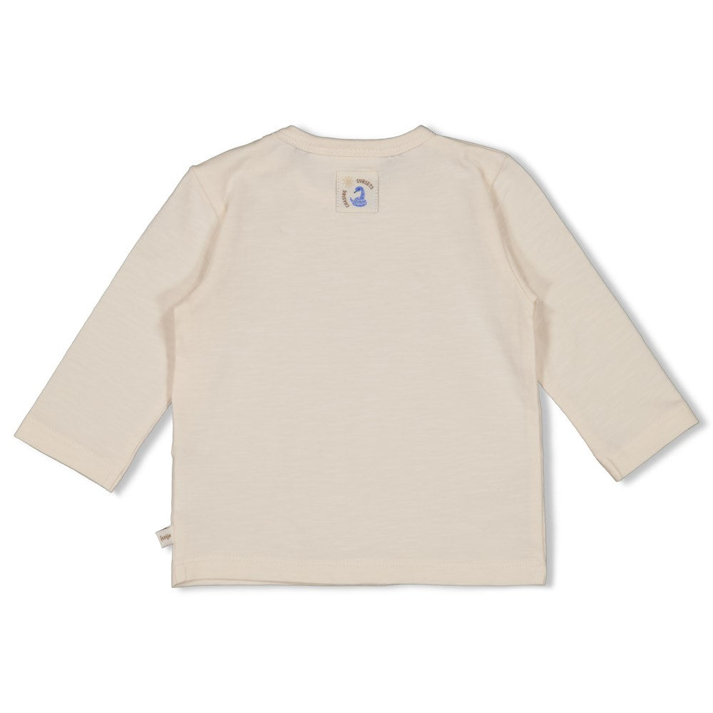 Jongens Longsleeve - Sssiesta van Feetje in de kleur Offwhite in maat 86.