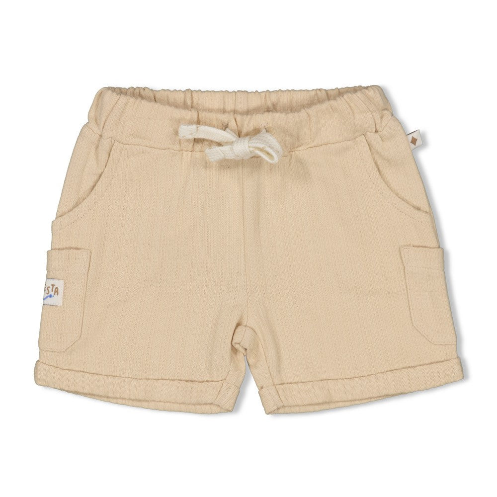 Jongens Short - Sssiesta van Feetje in de kleur Zand in maat 86.