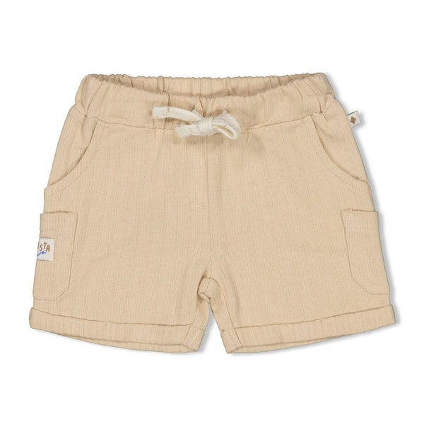 Jongens Short - Sssiesta van Feetje in de kleur Zand in maat 86.