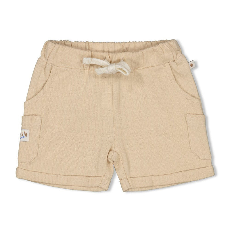 Jongens Short - Sssiesta van Feetje in de kleur Zand in maat 86.
