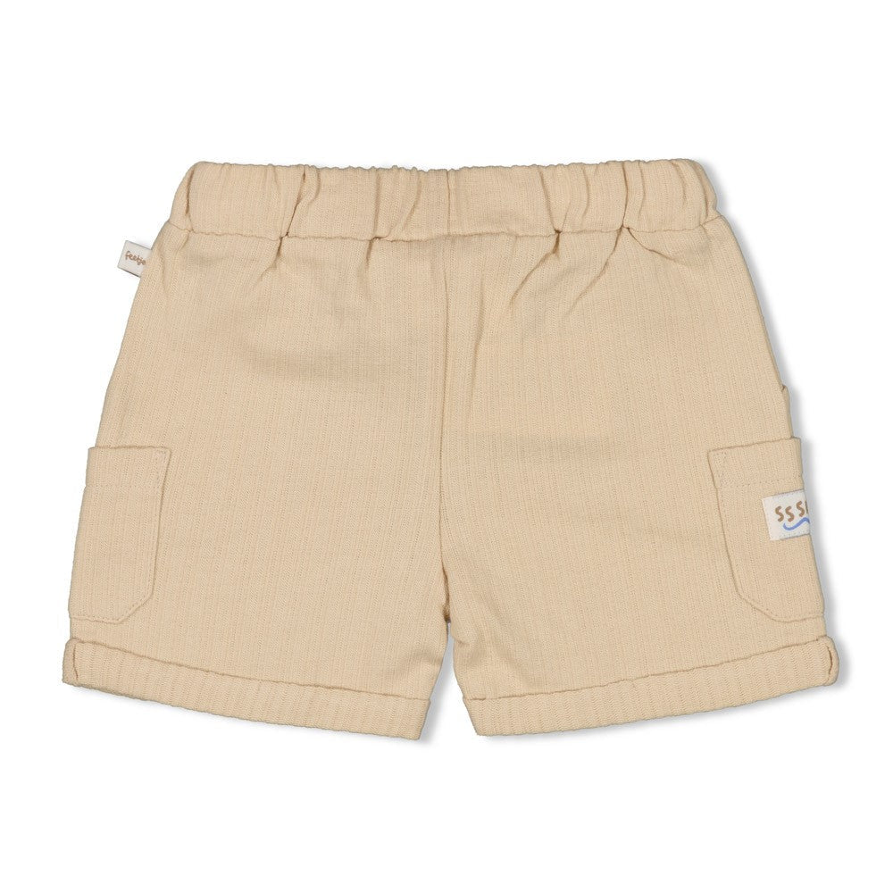Jongens Short - Sssiesta van Feetje in de kleur Zand in maat 86.