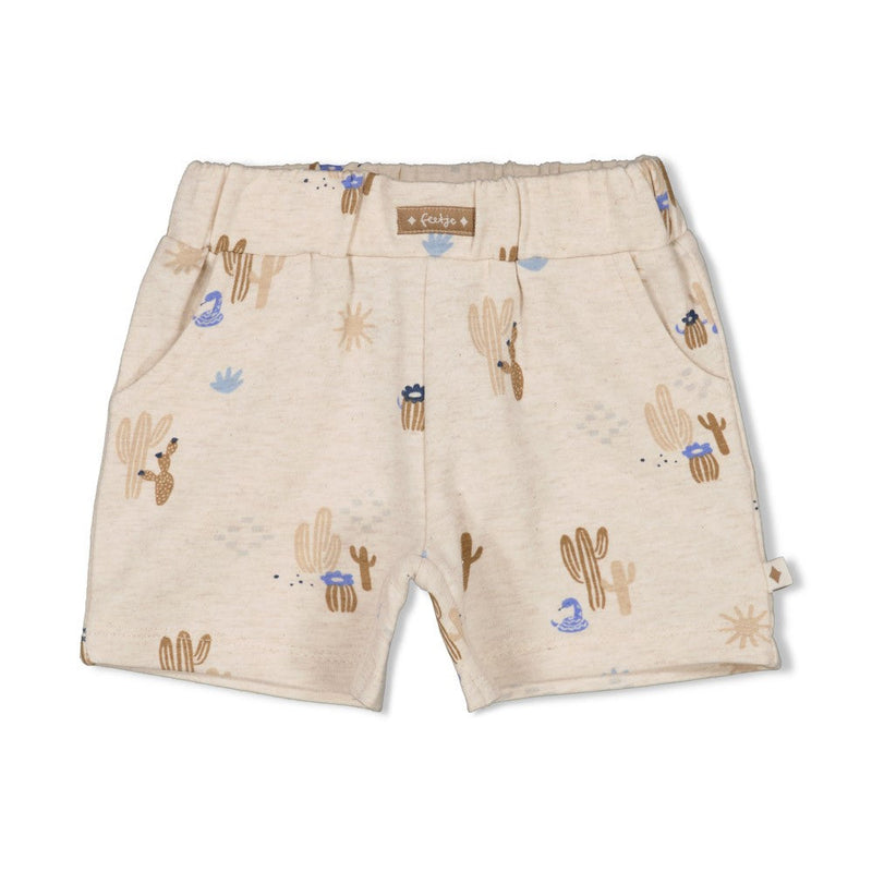 Jongens Short AOP - Sssiesta van Feetje in de kleur Offwhite melange in maat 86.