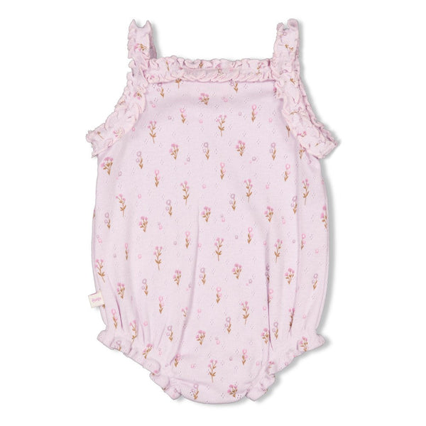 Feetje Romper pointelle rib AOP - Flower Ranch