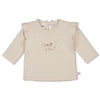 Meisjes Longsleeve - Flower Ranch van Feetje in de kleur Offwhite in maat 86.
