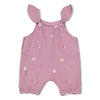 Meisjes Jumpsuit mousseline AO embroidery - Flower Ranch van Feetje in de kleur Violet in maat 86.