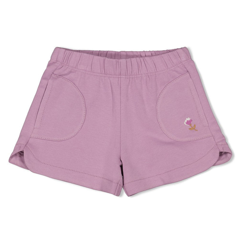 Meisjes Short - Flower Ranch van Feetje in de kleur Violet in maat 86.